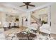 Spacious living and dining area with open floor plan and elegant decor at 9044 Opus Dr, Las Vegas, NV 89117