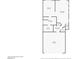 Basement floorplan view, including garage, bedroom and bathroom at 9835 Fox Estate St, Las Vegas, NV 89141