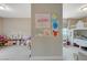 bedroom with whimsical decor, creative wall art, and playful arrangements at 9835 Fox Estate St, Las Vegas, NV 89141