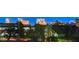 City skyline view with buildings partially obstructed by trees in residential area at 1700 Brock Ct, Las Vegas, NV 89117