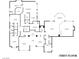 This floor plan includes the first floor featuring a kitchen, Gathering room, foyer, and dining area at 1700 Brock Ct, Las Vegas, NV 89117