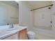 A clean bathroom with a shower-tub combination and a single sink vanity at 23 E Agate Ave # 303, Las Vegas, NV 89123