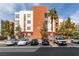 Attractive multi-story building with well-maintained landscaping, ample parking, and a contemporary color scheme at 23 E Agate Ave # 303, Las Vegas, NV 89123
