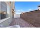 Private outdoor patio provides a secluded space for outdoor enjoyment, complemented by a block wall at 234 Walsh Peak Ave, Henderson, NV 89015