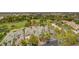 Aerial view of the neighborhood with lush greenery and well-maintained homes at 3111 Bel Air Dr # 15D, Las Vegas, NV 89109