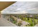 The balcony offers views of the Las Vegas skyline at 3111 Bel Air Dr # 15D, Las Vegas, NV 89109