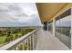 A wide balcony offers outdoor space and city views through large glass doors at 3111 Bel Air Dr # 15D, Las Vegas, NV 89109