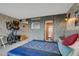 Comfortable bedroom with wallpaper, and natural light at 3111 Bel Air Dr # 15D, Las Vegas, NV 89109