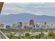 Enjoy stunning cityscape views with mountains visible in the distance at 3111 Bel Air Dr # 15D, Las Vegas, NV 89109