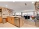 Spacious kitchen offering stainless steel appliances, granite countertops, and open-concept design at 3111 Bel Air Dr # 15D, Las Vegas, NV 89109