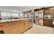 Contemporary kitchen with ample counter space, stainless steel appliances, and scenic city views at 3111 Bel Air Dr # 15D, Las Vegas, NV 89109