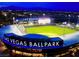 A stunning view of Las Vegas Ballpark illuminated at night, promising exciting entertainment at 3111 Bel Air Dr # 15D, Las Vegas, NV 89109