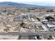 Picturesque aerial shot of the desert community offering scenic mountain views, highlighting property and surroundings at 3581 Ranger Way, Pahrump, NV 89048