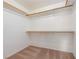 Empty walk-in closet with shelving and carpet at 3581 Ranger Way, Pahrump, NV 89048