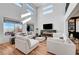 Bright living room with high ceilings and modern decor at 394 Red Feather Peak Ct, Las Vegas, NV 89138