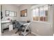 Home office with window, desk and storage spaces, perfect for a productive workspace at 3986 Visby Ln, Las Vegas, NV 89119