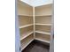 Walk-in pantry with floor-to-ceiling shelving, providing ample storage space at 4014 Trapani Pl, Las Vegas, NV 89141