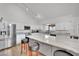 Modern kitchen with stainless steel appliances, a spacious island, and plenty of counter space for cooking at 4414 E Baltimore Ave, Las Vegas, NV 89104