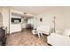 Living room includes a sofa, coffee table, and TV, creating a cozy and inviting atmosphere at 5162 S Jones Blvd # 108, Las Vegas, NV 89118