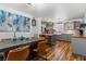 Dining area showcases a dining table, seating for six, and an open layout with the kitchen at 5350 Topaz St, Las Vegas, NV 89120
