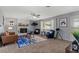Cozy living room features stylish decor, comfortable armchairs, and a decorative fireplace at 5350 Topaz St, Las Vegas, NV 89120