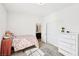 Cozy bedroom with carpet, one window, and a closet at 6844 Bayou Hollow Ave, Las Vegas, NV 89156