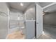 Bathroom with shower over tub and access to the bedroom at 8904 Saint Pierre Dr, Las Vegas, NV 89134