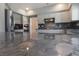 Marble countertop detail in this kitchen with stainless steel appliances and ample storage at 8904 Saint Pierre Dr, Las Vegas, NV 89134