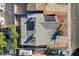 Aerial view of the roof, showcasing its solar panels at 1500 Saylor Way, Las Vegas, NV 89108