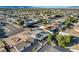 An aerial view of the neighborhood showcases its mature landscaping, quiet streets, and convenient location at 1500 Saylor Way, Las Vegas, NV 89108