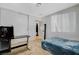 Bedroom featuring a large window, carpet, and a desk at 1500 Saylor Way, Las Vegas, NV 89108
