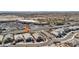 Aerial view of a new residential development with commercial areas and convenient access to shopping at 2255 Woodbluff Ave, North Las Vegas, NV 89086