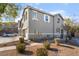 View of the side exterior of a two-story townhouse at 25 Lone Cove Ct # 2, Henderson, NV 89012