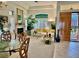 Bright living room with a fireplace, large windows, and stylish furnishings at 2536 Faiss Dr, Las Vegas, NV 89134