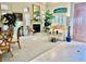 Spacious living room with a cozy fireplace and elegant decor at 2536 Faiss Dr, Las Vegas, NV 89134