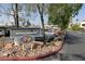 Restaurant Row signage with valet parking and flower shop garden center at 2637 Ohio Ct, Las Vegas, NV 89128