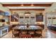 Open kitchen with large island and bar stool seating at 26425 Park St, Nelson, NV 89005