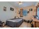Bedroom with wood-look floors at 2724 Rosarito St, Las Vegas, NV 89108