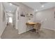 Landing with a small desk area and natural lighting, perfect for a home office at 56 Lomita Heights Dr, Las Vegas, NV 89138
