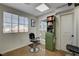 Salon room featuring a styling station, large mirror, and natural light, offering a professional space at 6587 Lucky Boy Dr, Las Vegas, NV 89110