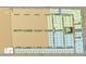An aerial map showcasing neighborhood lots, street names, and community amenities at 7121 Serene Creek St, Las Vegas, NV 89131