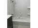 Bathroom with a white bathtub and shower combination, providing a clean and functional bathing space at 75 N Valle Verde Dr # 621, Henderson, NV 89074