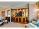 Comfortable living space with a media center, dining area, and chic decor at 145 E Harmon Ave # 1202, Las Vegas, NV 89109