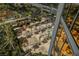 Private patio with tiled flooring and shaded cabanas, surrounded by tropical landscaping and offering a serene retreat at 145 E Harmon Ave # 1202, Las Vegas, NV 89109