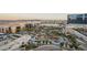 Resort-style pool with meandering waterways, tropical vegetation, and luxury amenities, offering a vibrant recreation area at 145 E Harmon Ave # 1202, Las Vegas, NV 89109