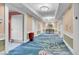 Hallway with elevators and elegant carpets at 145 E Harmon Ave # 2603, Las Vegas, NV 89109