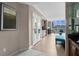 Chic suite features a kitchenette, seating area, and city views, offering a luxurious and comfortable experience at 145 E Harmon Ave # 2603, Las Vegas, NV 89109
