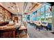 Beautiful resident lounge with comfortable seating and bar at 145 E Harmon Ave # 2603, Las Vegas, NV 89109