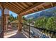 Balcony view overlooking trees, mountains, and neighborhood at 264 Crestview Dr, Las Vegas, NV 89124