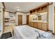 Elegant bathroom features a soaking tub, walk-in shower, fireplace, and dual sink vanity at 264 Crestview Dr, Las Vegas, NV 89124